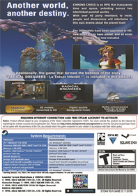 Chrono Cross: The Radical Dreamers Edition - Fanart - Box - Back Image