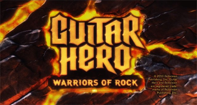 Guitar Hero: Warriors of Rock - Screenshot - Game Title Image