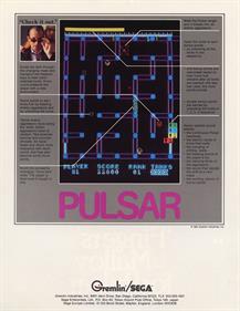 Pulsar - Advertisement Flyer - Back Image