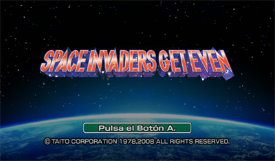 Space Invaders Get Even - Screenshot - Game Title Image