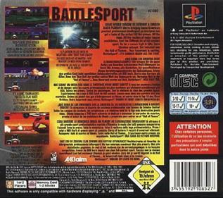 BattleSport - Box - Back Image
