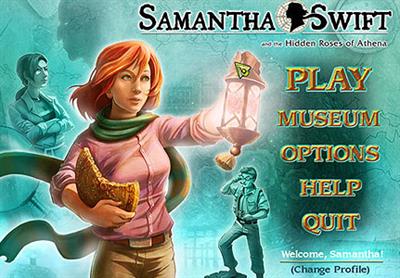 Samantha Swift and the Hidden Roses of Athena - Screenshot - Game Title Image
