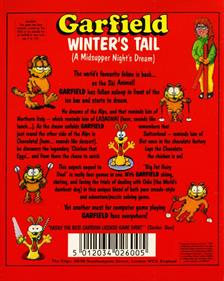 Garfield: Winter's Tail - Box - Back Image