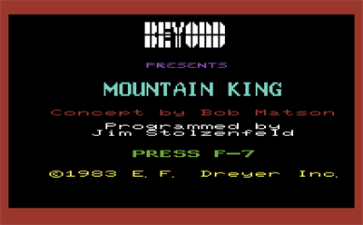 Mountain King - Screenshot - Game Title Image