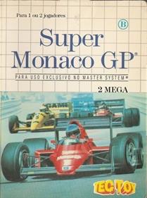 Super Monaco GP - Box - Front Image