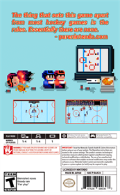 Super Blood Hockey - Box - Back Image