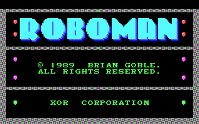 Roboman - Screenshot - Game Title Image