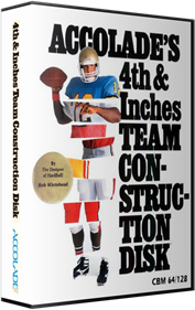 4th & Inches: Team Construction Disk - Box - 3D Image