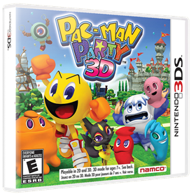 Pac-Man Party 3D - Box - 3D Image