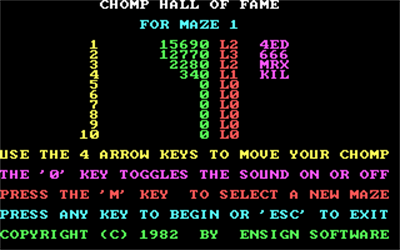 Chomps - Screenshot - Game Title Image