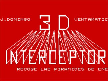 3D-Interceptor - Screenshot - Game Title Image