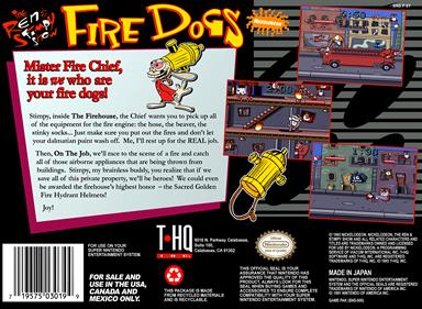 The Ren & Stimpy Show: Fire Dogs - Box - Back Image