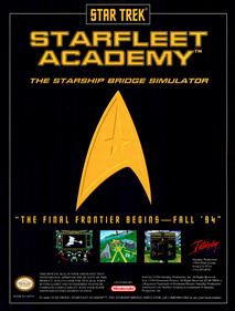 Star Trek: Starfleet Academy: Starship Bridge Simulator - Advertisement Flyer - Front Image