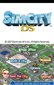 SimCity DS - Screenshot - Game Title Image