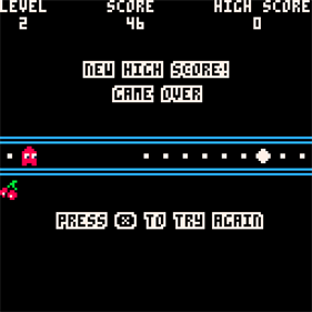 Pac-Line - Screenshot - Game Over Image