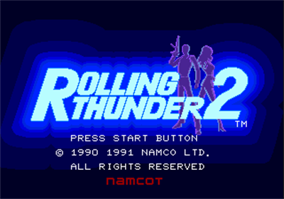 Rolling Thunder 2 - Screenshot - Game Title Image