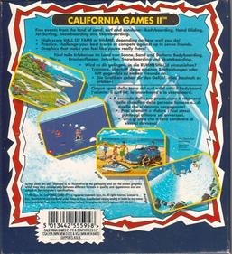 California Games II - Box - Back Image