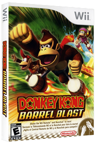 Donkey Kong: Barrel Blast - Box - 3D Image