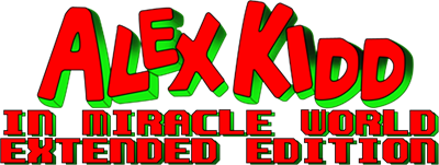 Alex Kidd In Miracle World: Extended Edition - Clear Logo Image