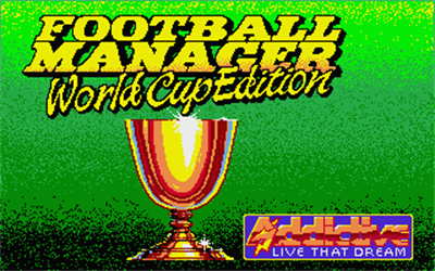 Football Manager: World Cup Edition 1990 - Screenshot - Game Title Image