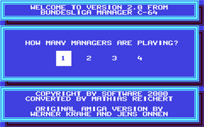Bundesliga Manager - Screenshot - Game Title Image