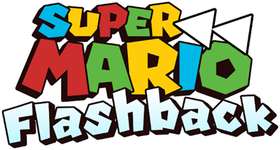 Super Mario Bros Flashback - Clear Logo Image