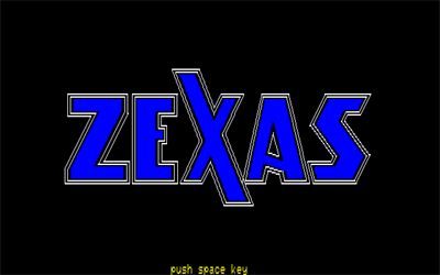 Zexas - Screenshot - Game Title Image