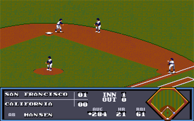 TV Sports Baseball - Screenshot - Gameplay Image