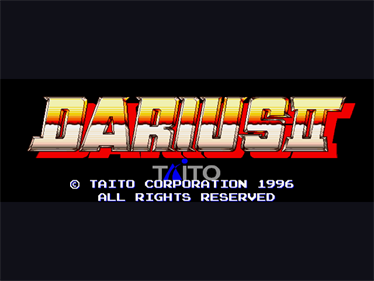 Darius II - Screenshot - Game Title Image
