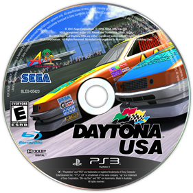 Daytona USA - Fanart - Disc Image