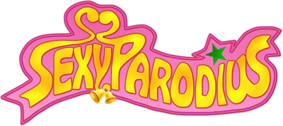 Sexy Parodius - Clear Logo Image