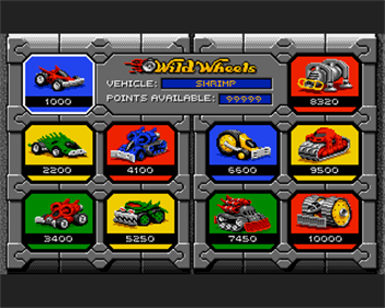 Wild Wheels - Screenshot - Game Select Image