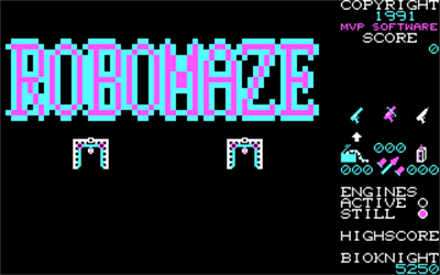 Robomaze: The Basement - Screenshot - Game Title Image