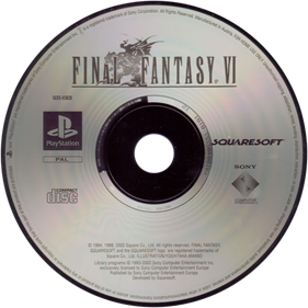 Final Fantasy VI - Disc Image