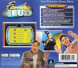 Family Feud - Box - Back Image