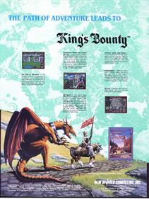King's Bounty - Advertisement Flyer - Front Image