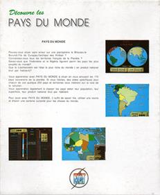 Découvre les Pays Du Monde - Box - Back Image