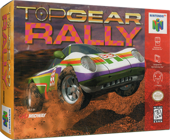 Top Gear Rally - Box - 3D Image