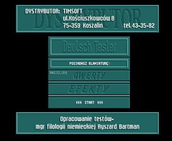 Deutsch Tester - Screenshot - Game Title Image