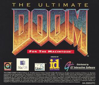 The Ultimate Doom - Box - Back Image