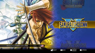 Samurai Shodown NeoGeo Collection - Screenshot - Game Select Image