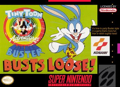 Tiny Toon Adventures: Buster Busts Loose! - Box - Front - Reconstructed