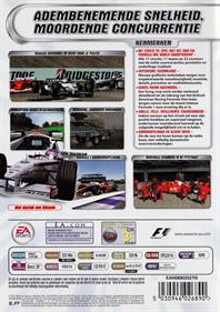 F1 2001 - Box - Back Image
