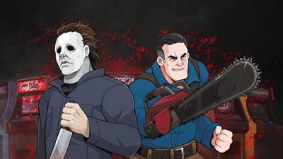 RetroRealms Double Feature: Halloween and Ash vs Evil Dead - Fanart - Background Image