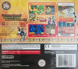 Mario & Luigi: Bowser's Inside Story - Box - Back Image