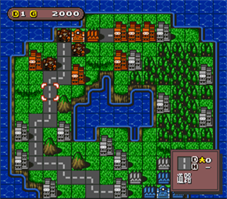 Super Famicom Wars - Screenshot - Gameplay