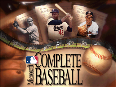 Microsoft Complete Baseball: 1995 Edition - Screenshot - Game Title Image