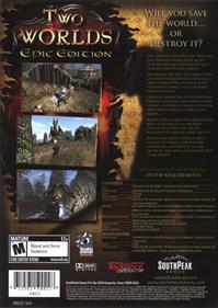 Two Worlds: Epic Edition - Box - Back Image