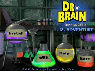 Dr. Brain Thinking Games: IQ Adventure - Screenshot - Game Title Image