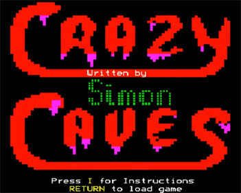 Crazy Caves - Screenshot - Game Title Image